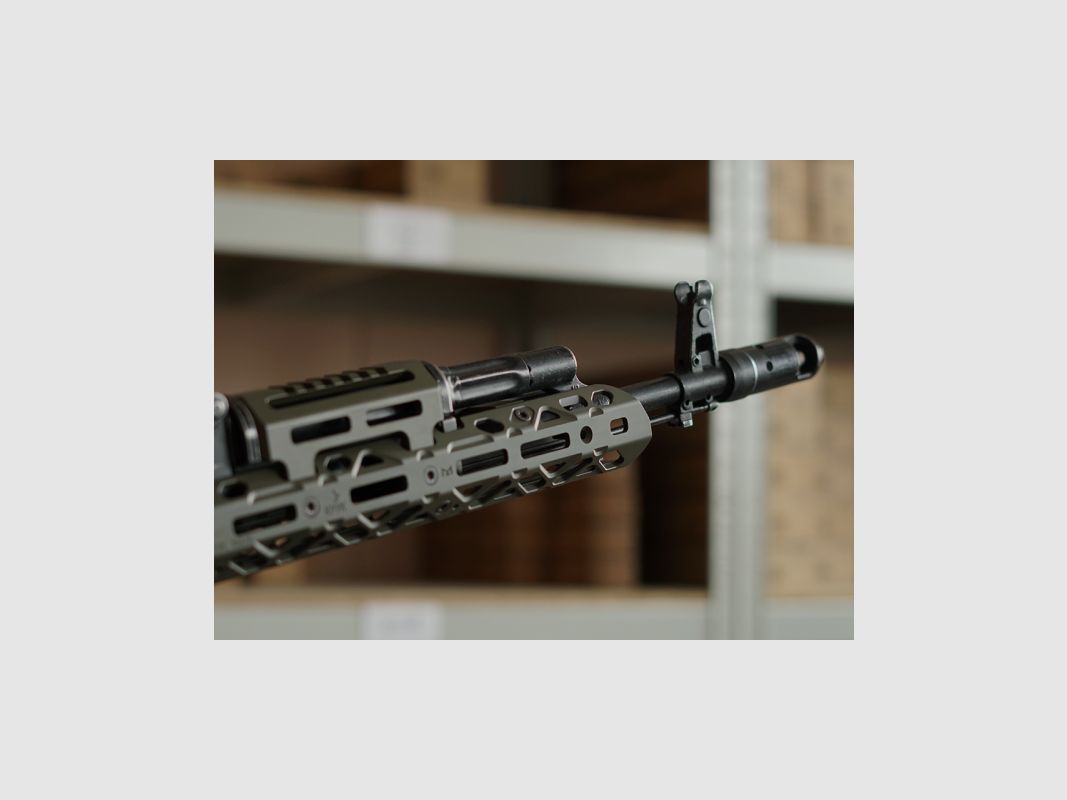 KPYK Medium AK M-LOK Handschutz mit kurzem Gasrohrcover CRC 1U020A Coyote Tan