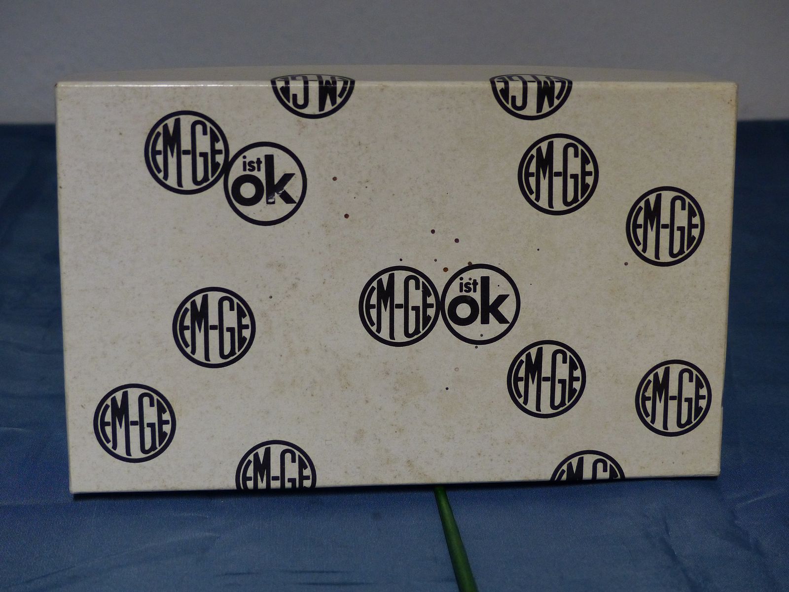 Schreckschuss Gas Pistole EM-GE 63 Cal. 6 mm Knall PTB 6 OVP 3 Magazine vintage