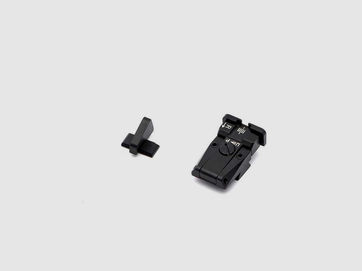 LPA SPR62BN30 verstellbares Visier-Set für Browning HP Vig., HP MKIII, HP Pract., HP40 S&W mit Dovetail-Frontvisier, Bild 3 von 3