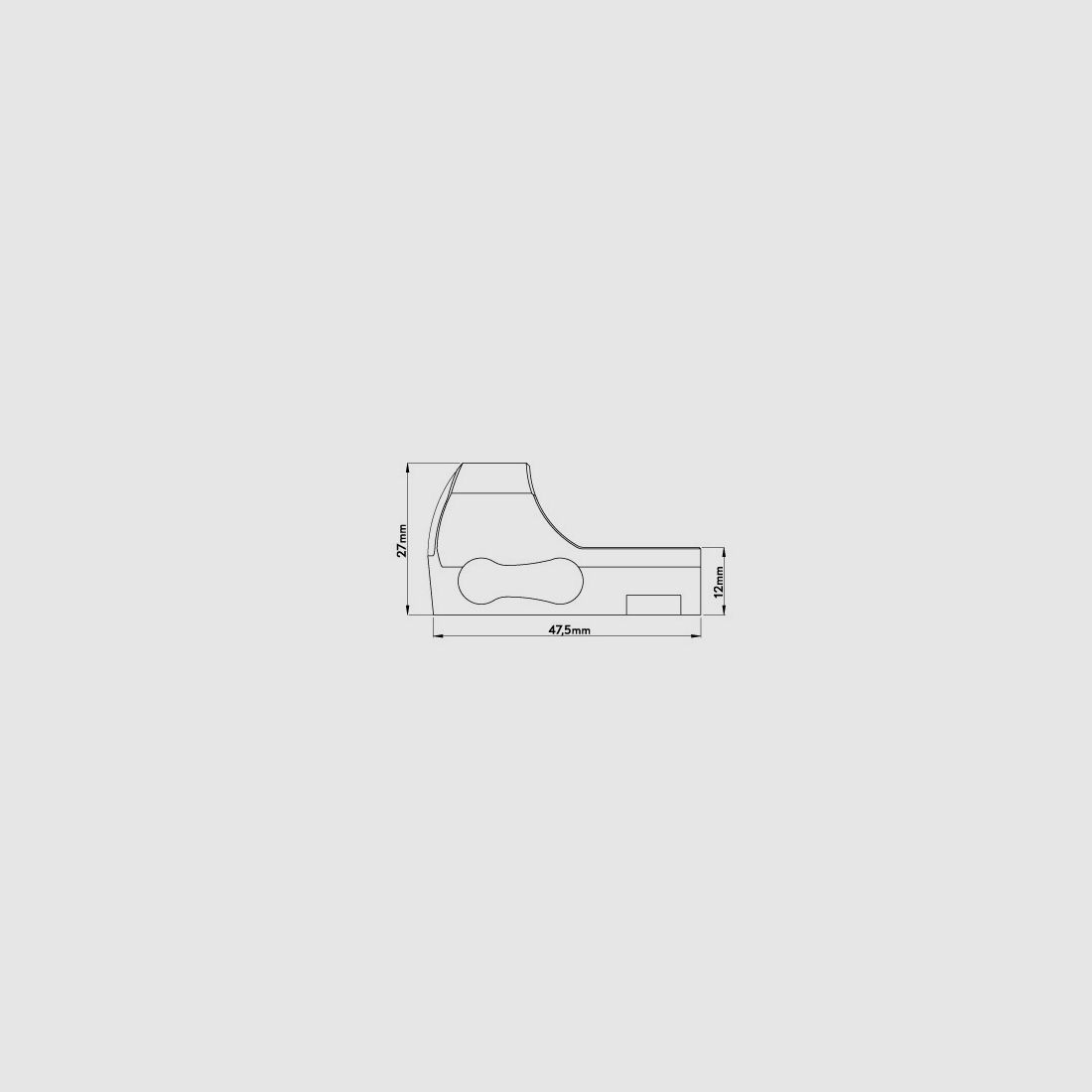 POINT ROUGE KITE OPTICS K1 BROWNING MOUNT NEUF, image 6 sur 6