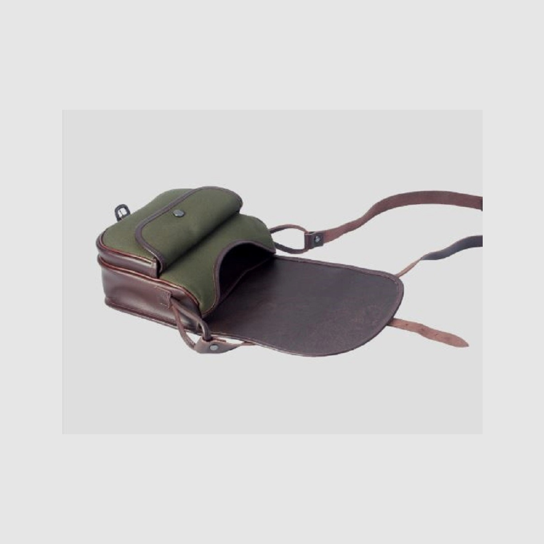 Fritzmann - Jagdtasche Leder mit Segeltuch