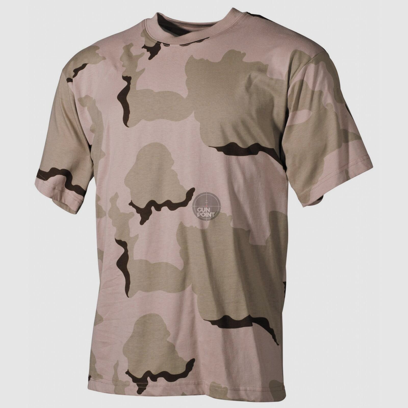 US T-Shirt, halbarm, 3 Farben desert, 170 g/m