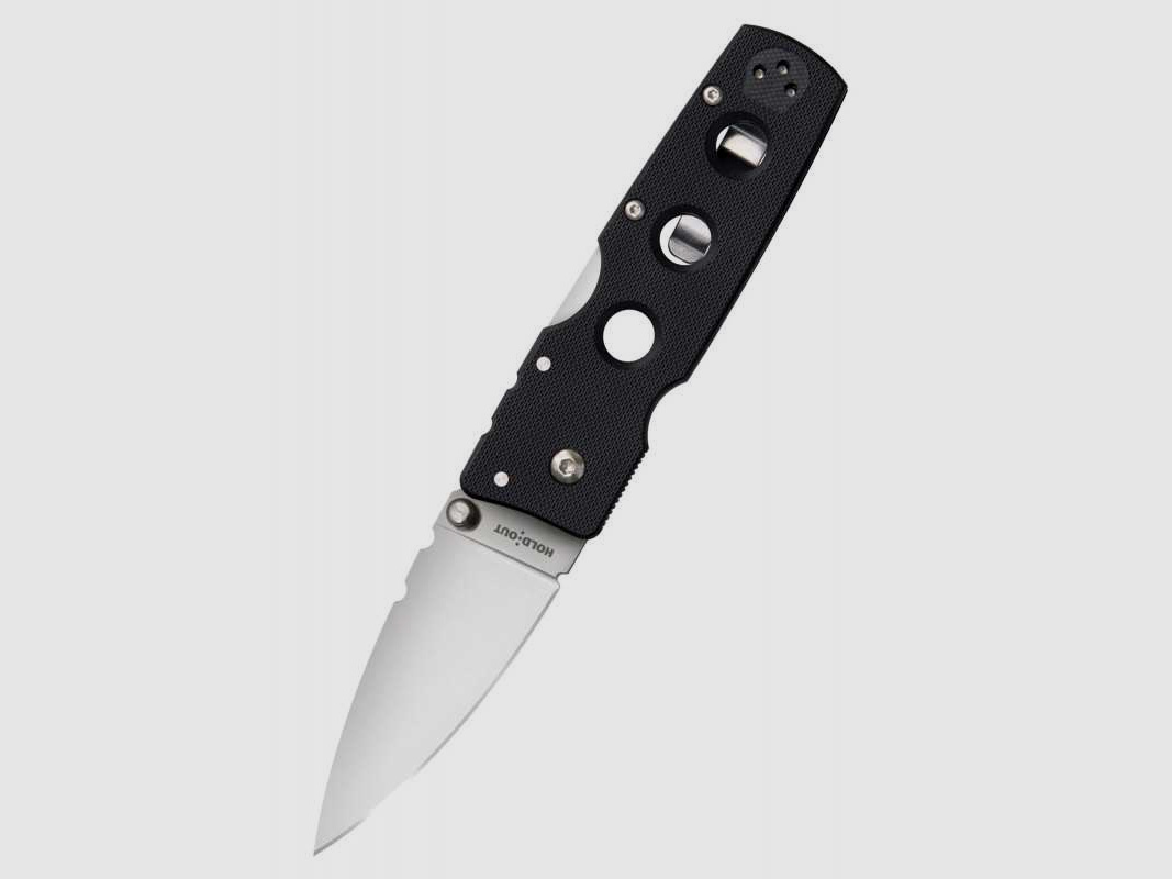 Couteau de poche Cold Steel Hold Out, lame de 3 pouces, S35VN, tranchant lisse