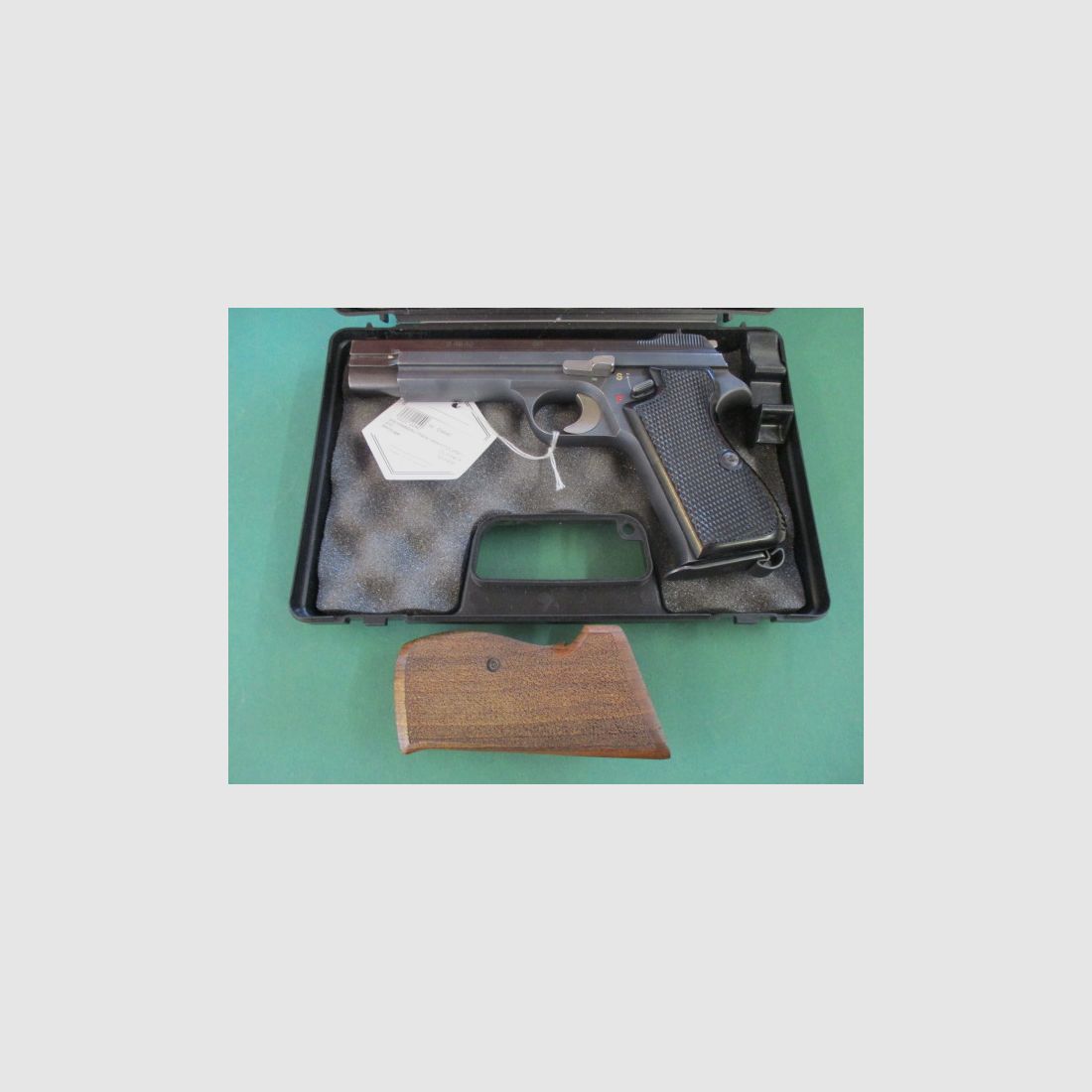 Halbautomatische Pistole SIG 210 , BGS , Kal. 9x19mm , keine Walther , Keine S&W