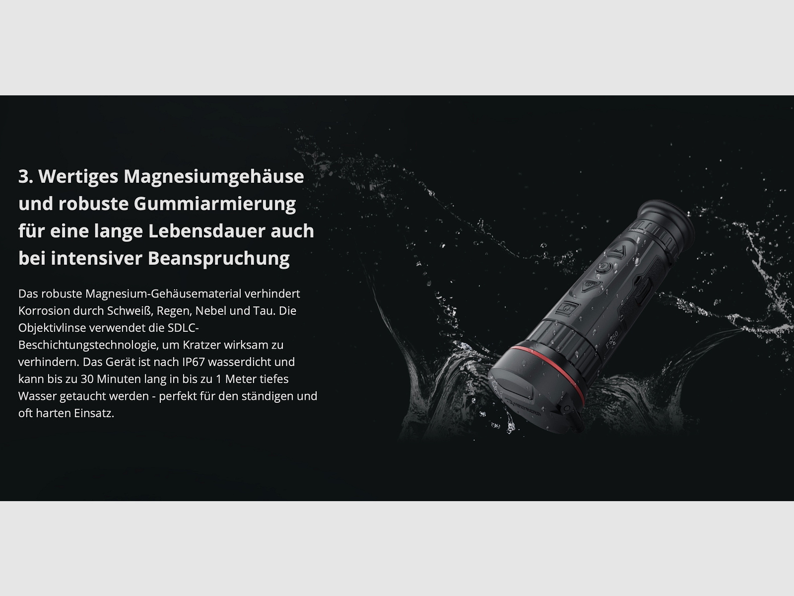 HIKMICRO 50-2-074 FALCON FQ50 thermal imaging camera 612 x 544 px 12µm pitch 20 mK