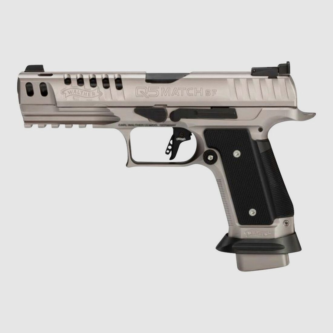 Walther Q5 Match Steel Frame Black Tie Pistole