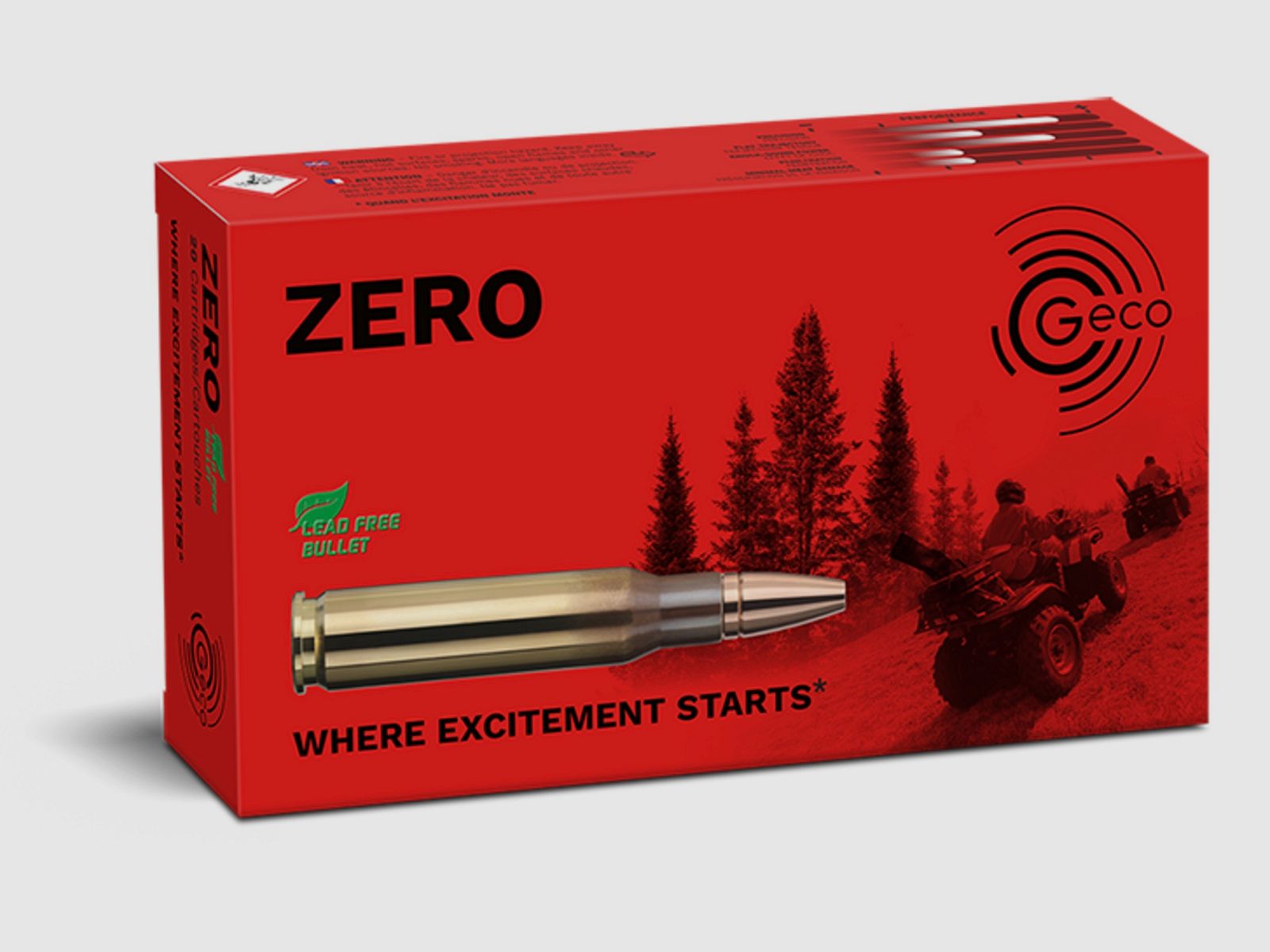 Geco 2318947 Zero 8x57 IS 9,0g 139grs. Bezwonny 20 szt., zdjęcie 1 z 8