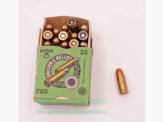Sellier & Bellot CZ munizioni per pistole 7,65 mm Browning/.32ACP