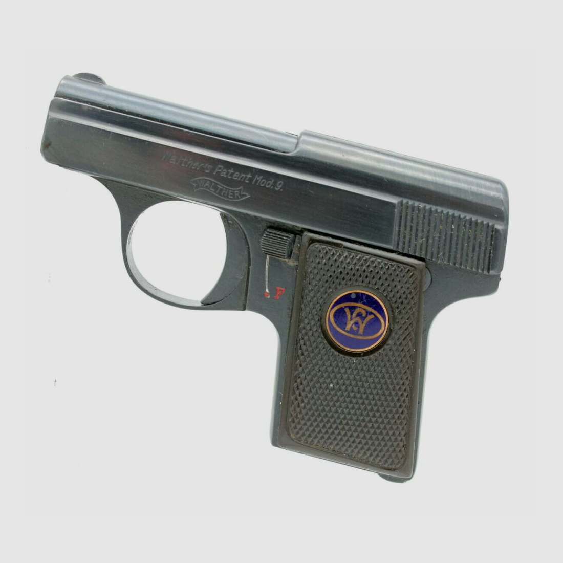 Armas deportivas y de autoridades Walther Zella Mehlis modelo 9 calibre 6.35 Brow