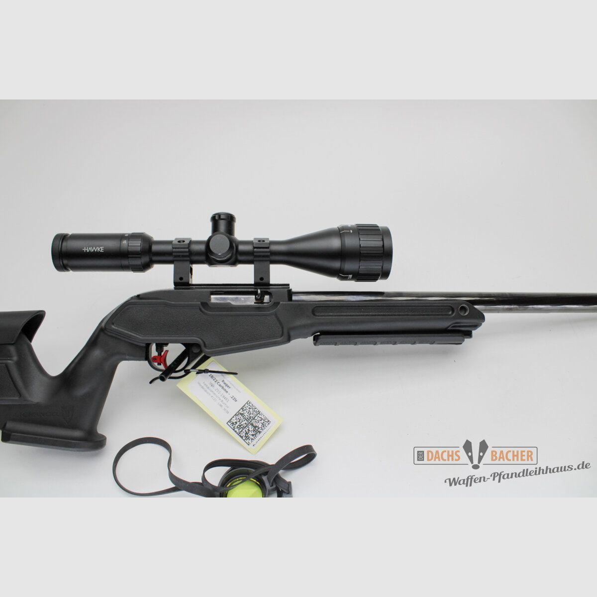 SL rifle Ruger 10/22 cal. .22lfB with match barrel and Archangel stock ZF Hawke