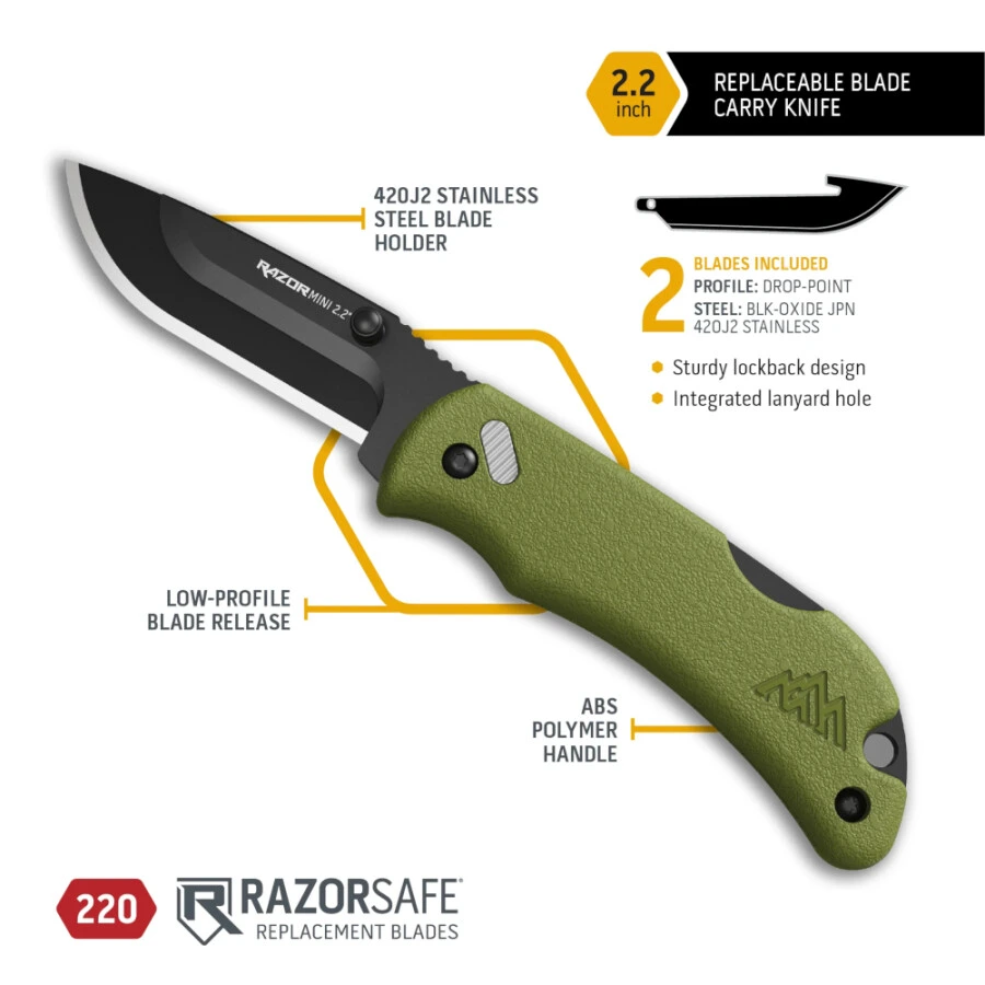 Outdoor Edge Mini-Blaze OD zielony