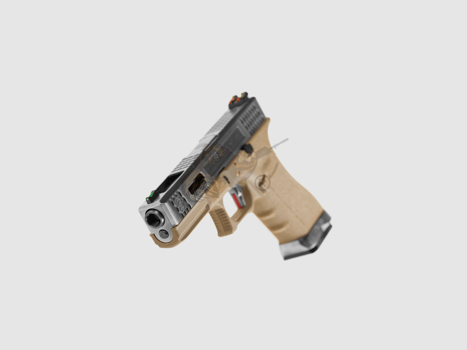 WE Custom 17 Wersja Metalowa Dual Tone Desert GBB -F-, zdjęcie 7 z 9