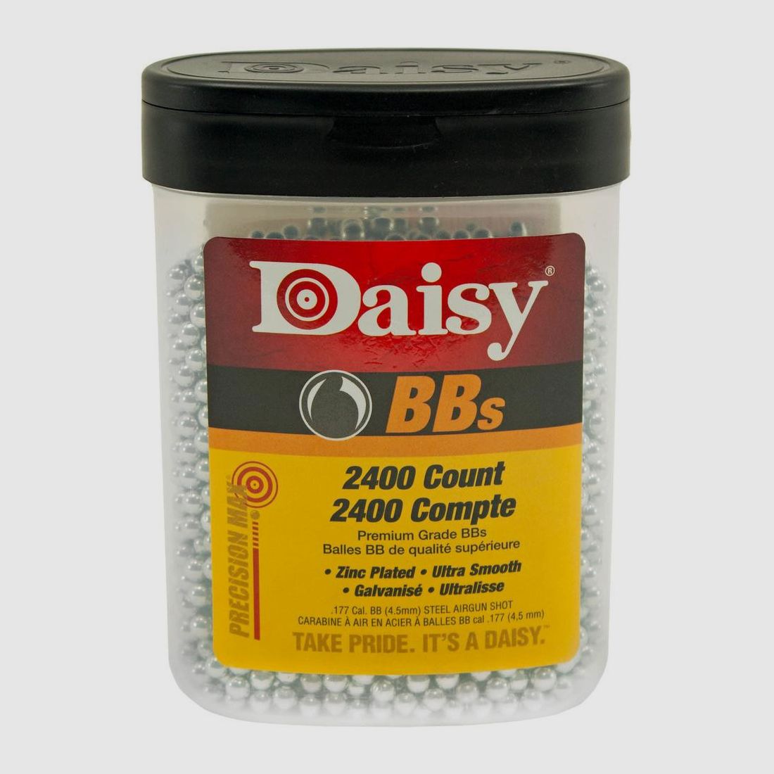 Scatola di 2400 BB in Acciaio Daisy Calibro 4,5 mm - Grande Quantità - Precisione e Durabilità per Tiro di Precisione