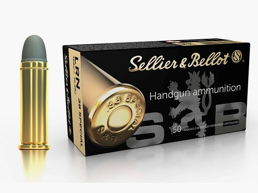 Revolverpatronen Sellier & Bellot 38 Special LRN