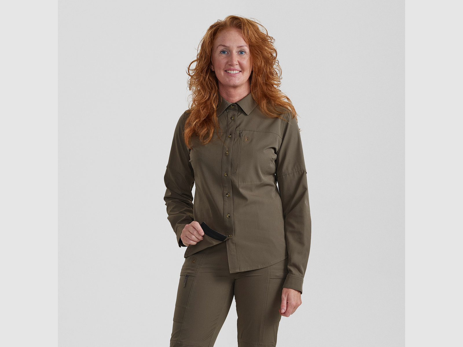 Deerhunter Lady Canopy Shirt Stone Grey 38