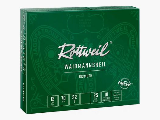 Rottweil Waidmannsheil Bismuth 32g - 3,0mm - 10Stk
