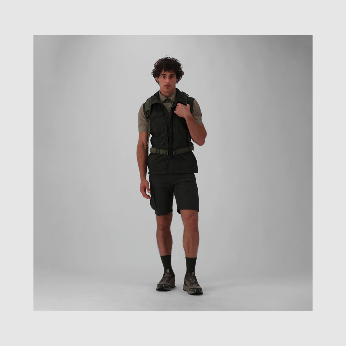 CMP Herren Weste Multibag Anthrazit