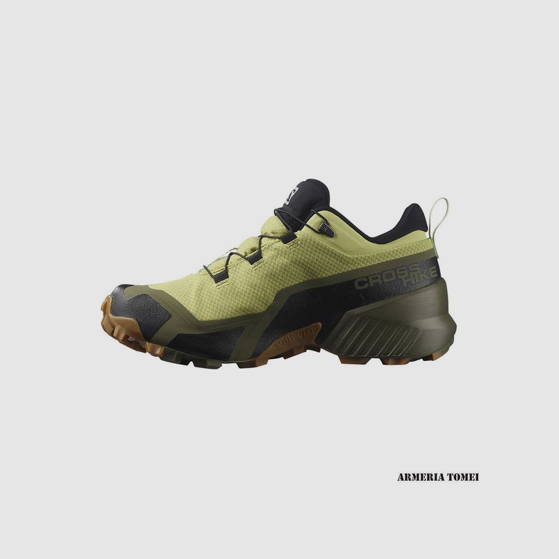 SALOMON – HEREN – CROSS HIKE GTX W Leek Green / Olive Night / Spray, afbeelding 3 van 5