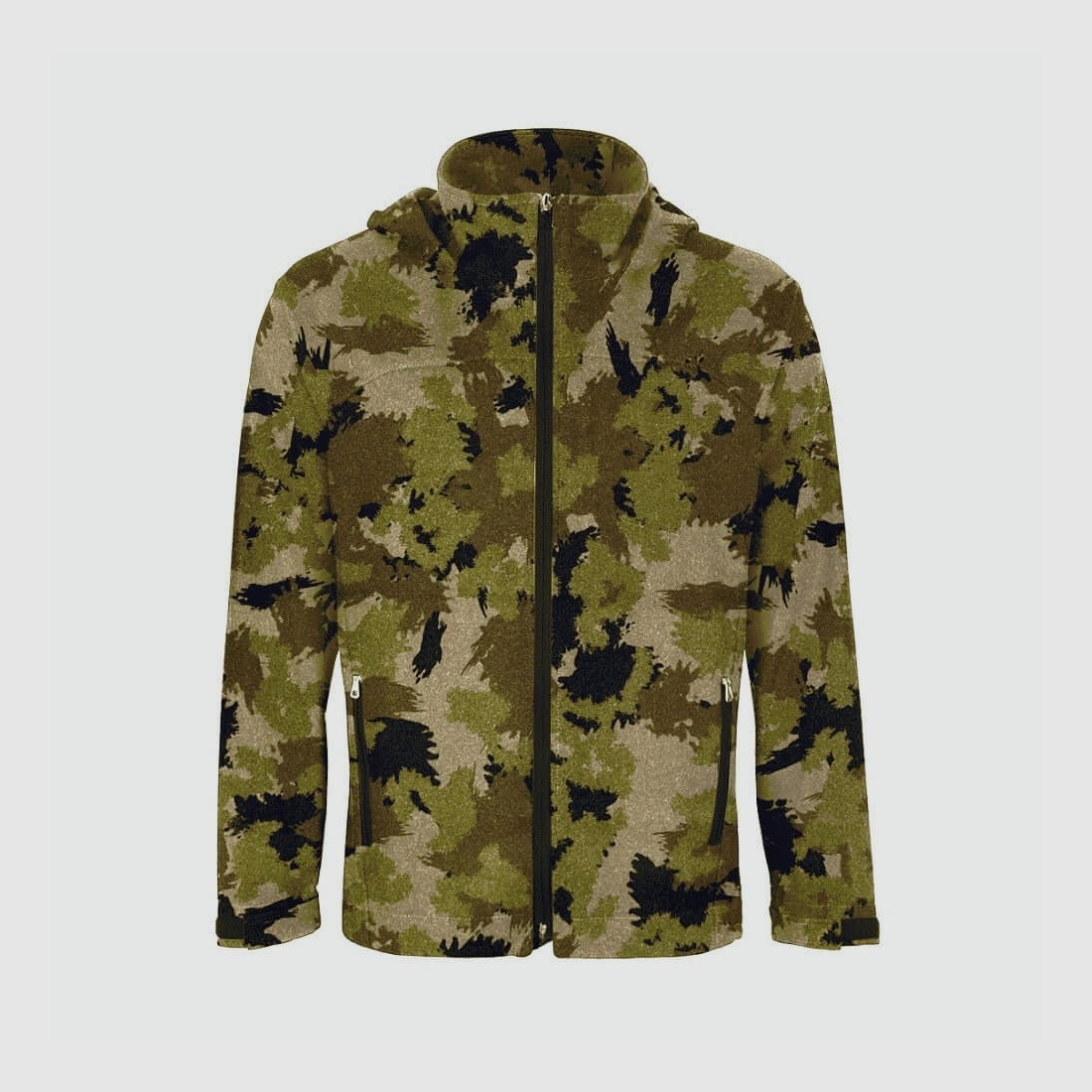 Hedlund Vik Ultralight Silent Forest Merino Camo Windbreaker - XL