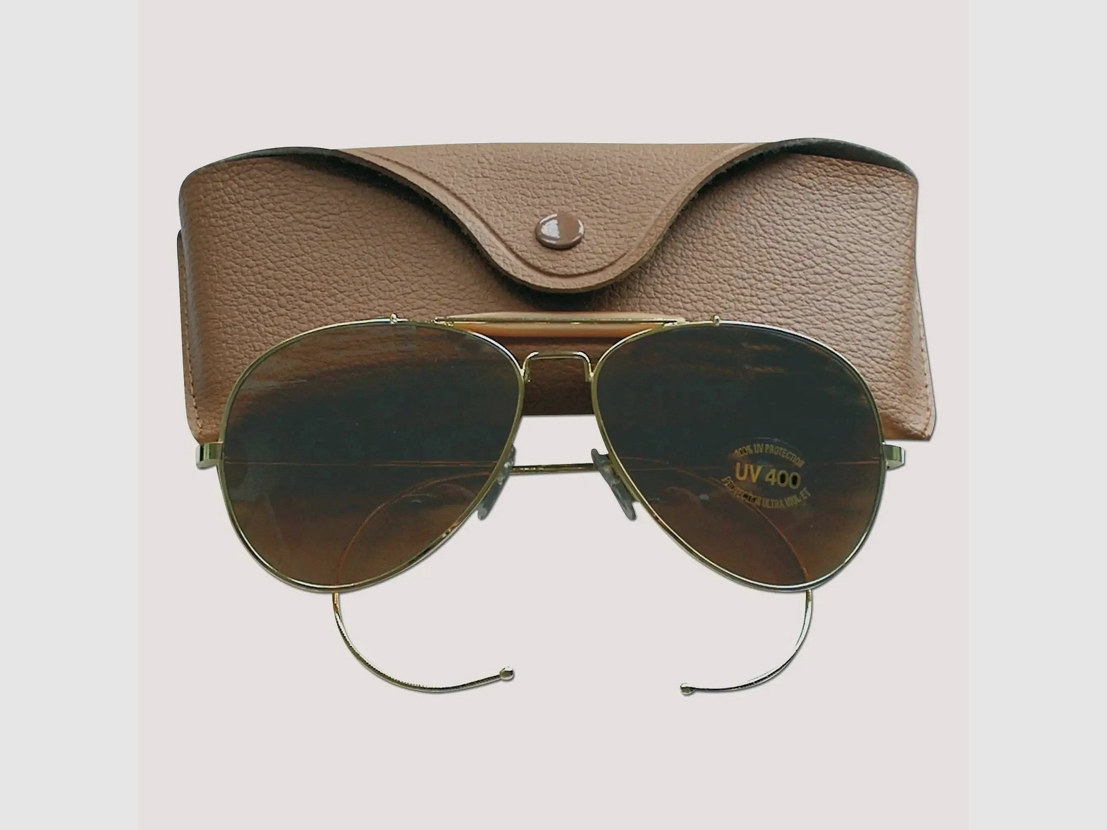 Mil-Tec Mil-Tec AF Sonnenbrille mit Etui - Braun