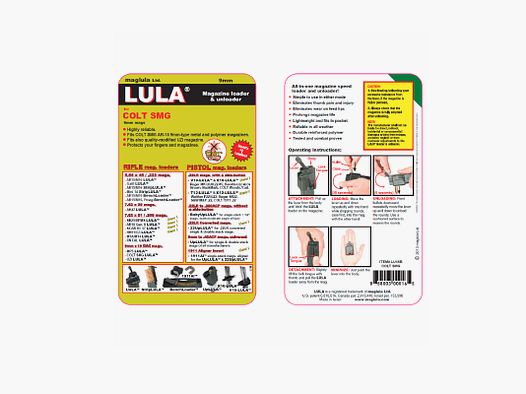 MAGLULA LULA magazine loader for Colt SMG 9mm