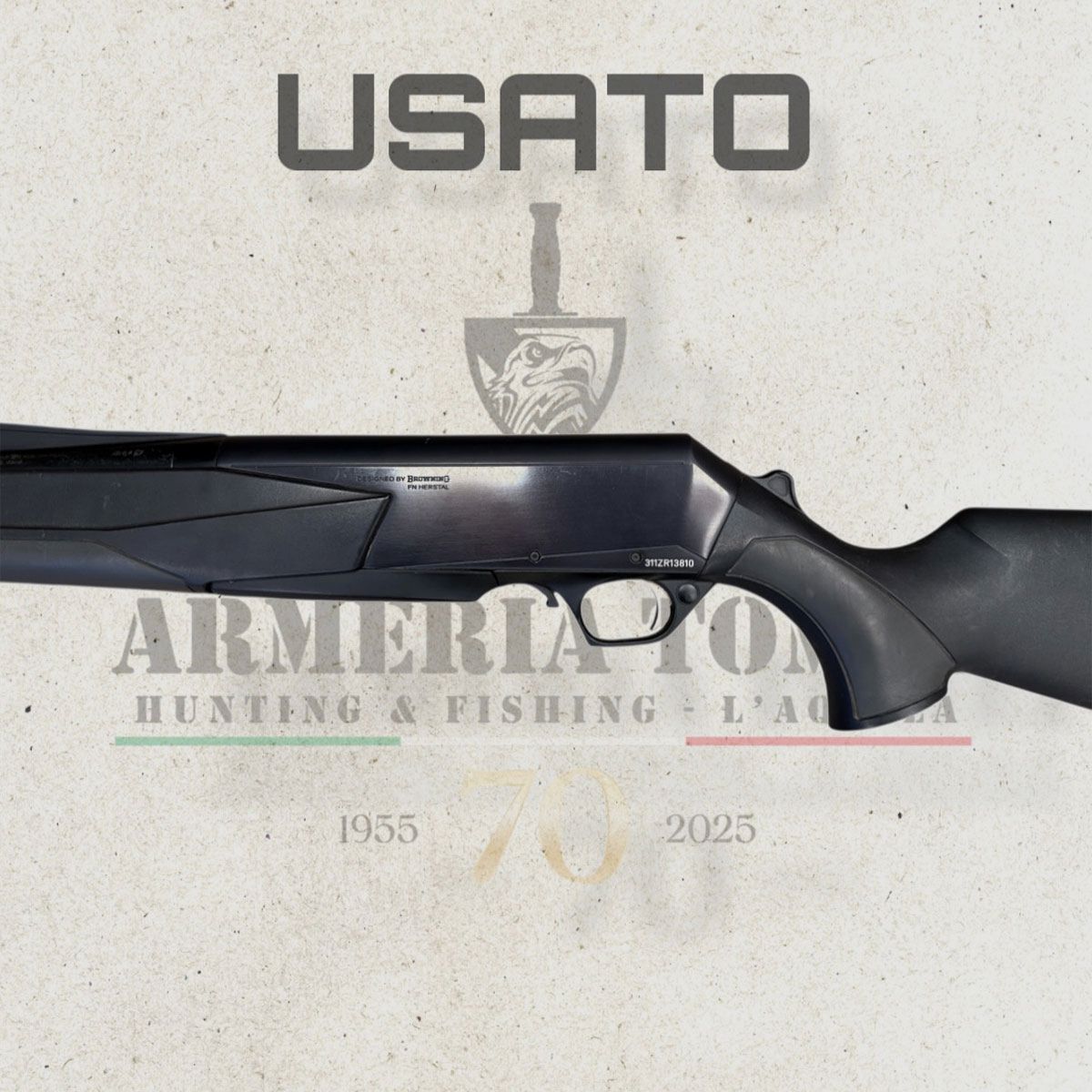UTILISÉ – FUSIL – BROWNING MOD. BAR MK3 HC FLUTED cal. 300 Win. Mag., image 5 sur 5