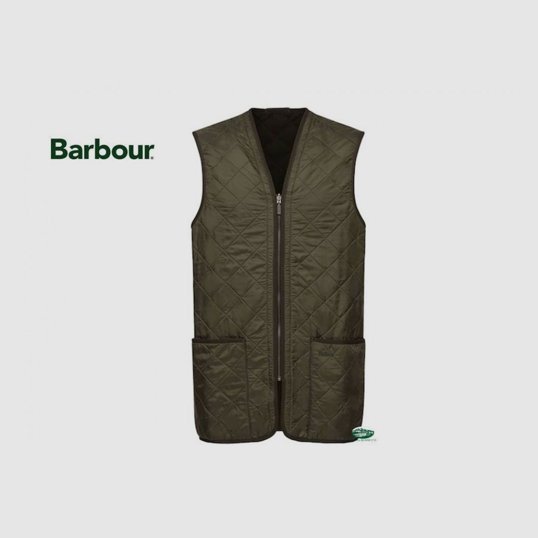 BARBOUR Gilet Polarquilt zielony