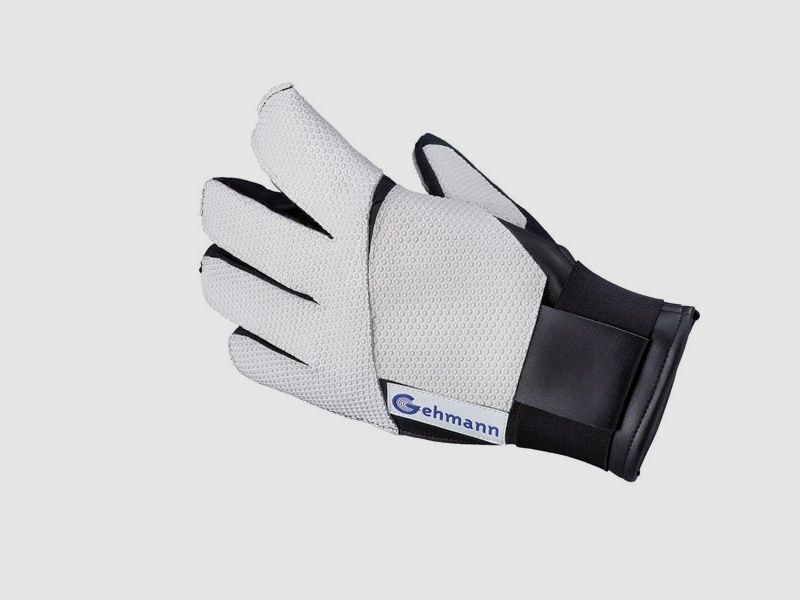 Shooting glove Amara white-black for right-handed shooters
