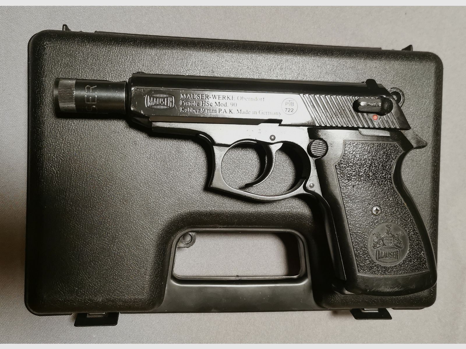 Mauser HSC 90 Schwarz Sammlerwaffen mit PTB Frei ab 18 Jahre