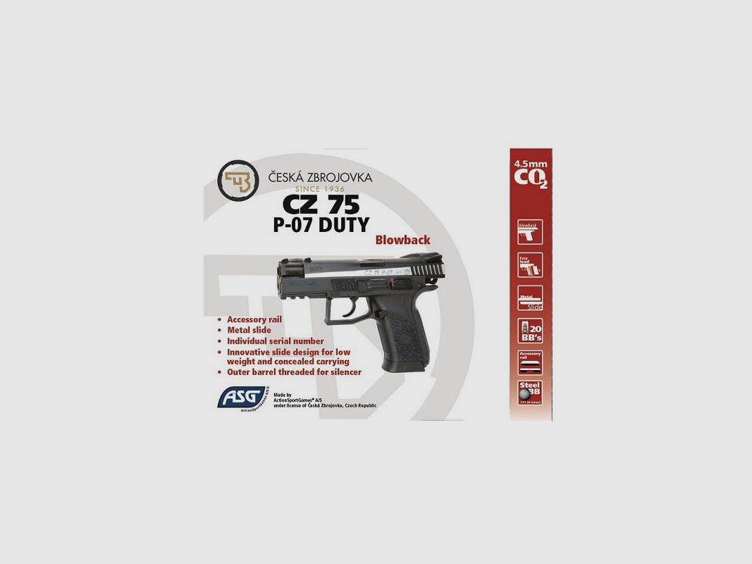 CZ 75 P-07 Duty, immagine 3 di 3