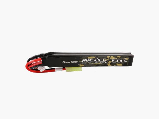 Gens Ace 25C 1500mAh 2S1P 7.4V Nunchuck 2x LiPo-Akku mit Mini-Tamiya-Stecker