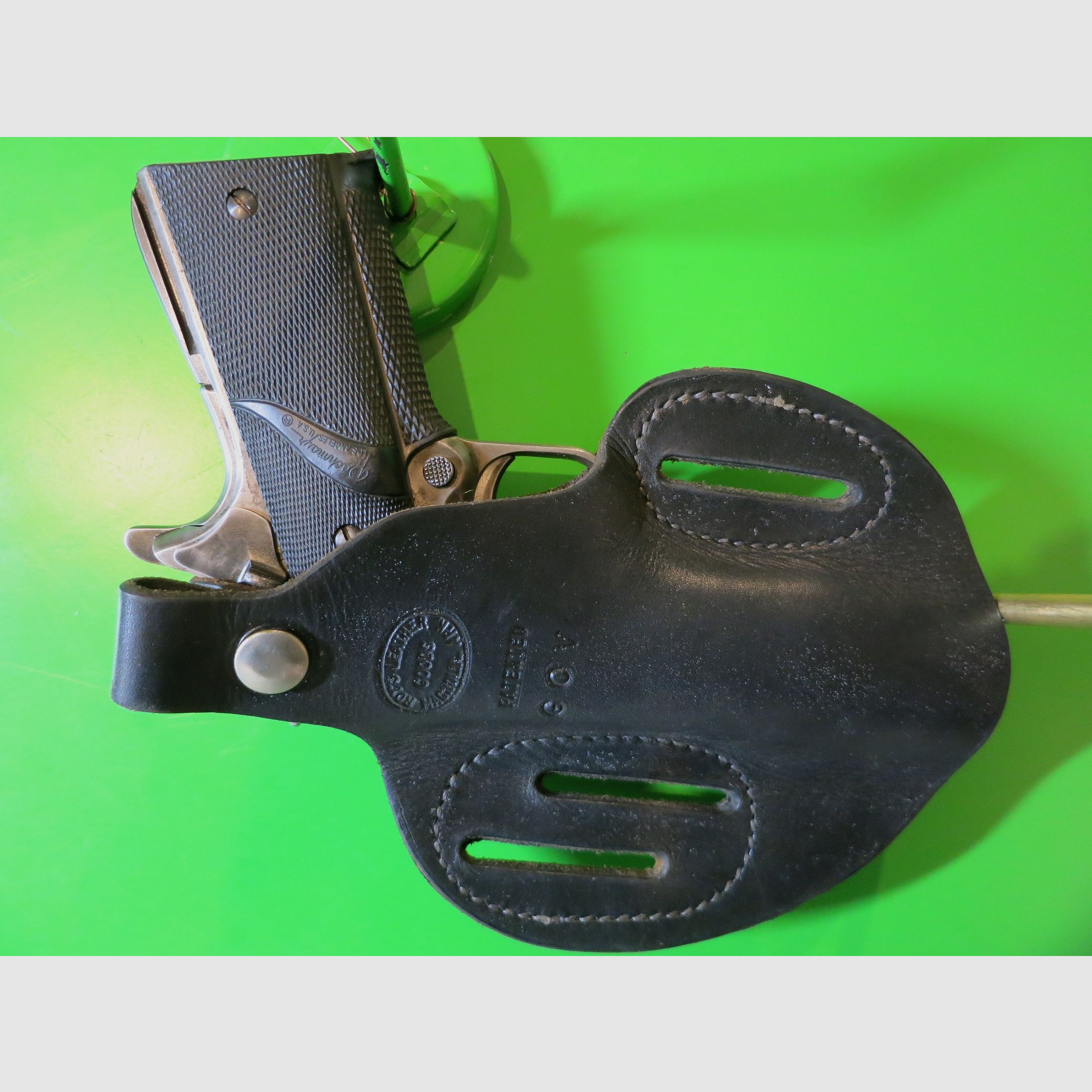 Pistolen-Holster Roy's Leathergoods Inc. (Roy Baker), z. B. 1911er, Hüftholster verdecktes Tragen