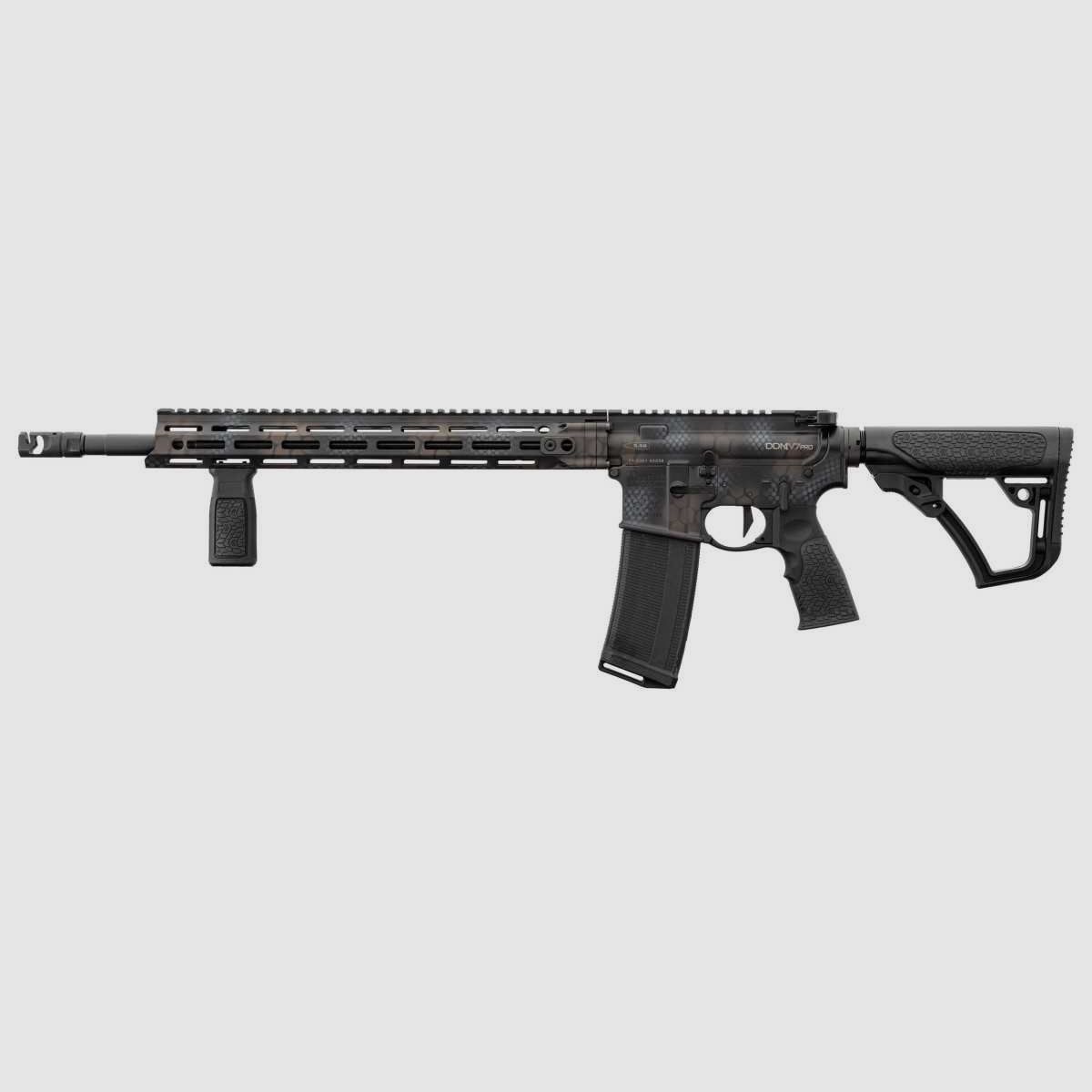 DANIEL DEFENSE AR15 DDM4 V7 PRO canon 18 ' Cal. 5.56 - Peau de serpent, image 1 sur 5