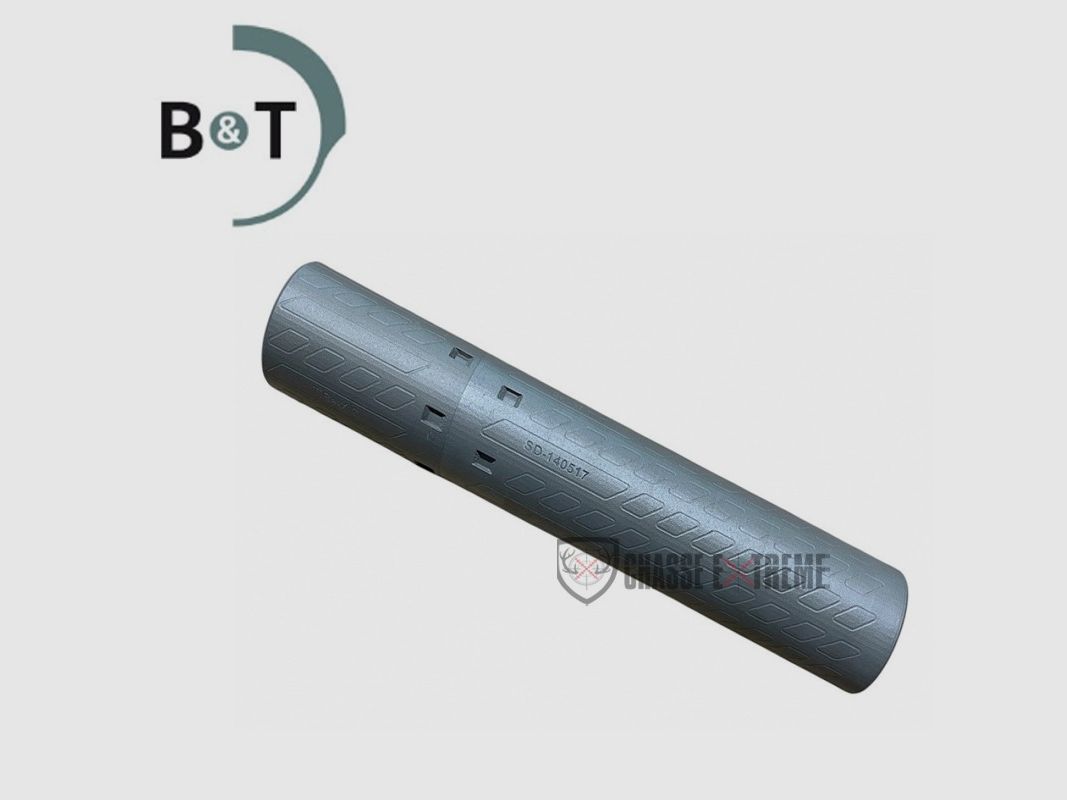 Schalldämpfer B&T TiRe-X manchonnier M14x1 Kal. unter 8,0mm Titan 3D-Druck DM