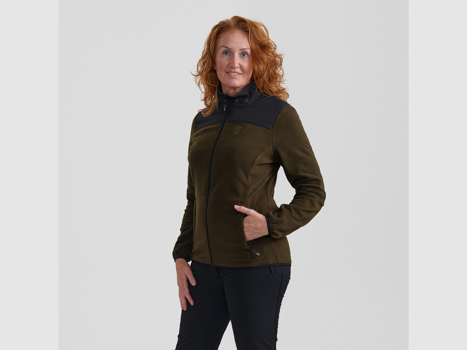 Lady Northward Fleece Jacket - Chestnut Brown - Women's Size: 46