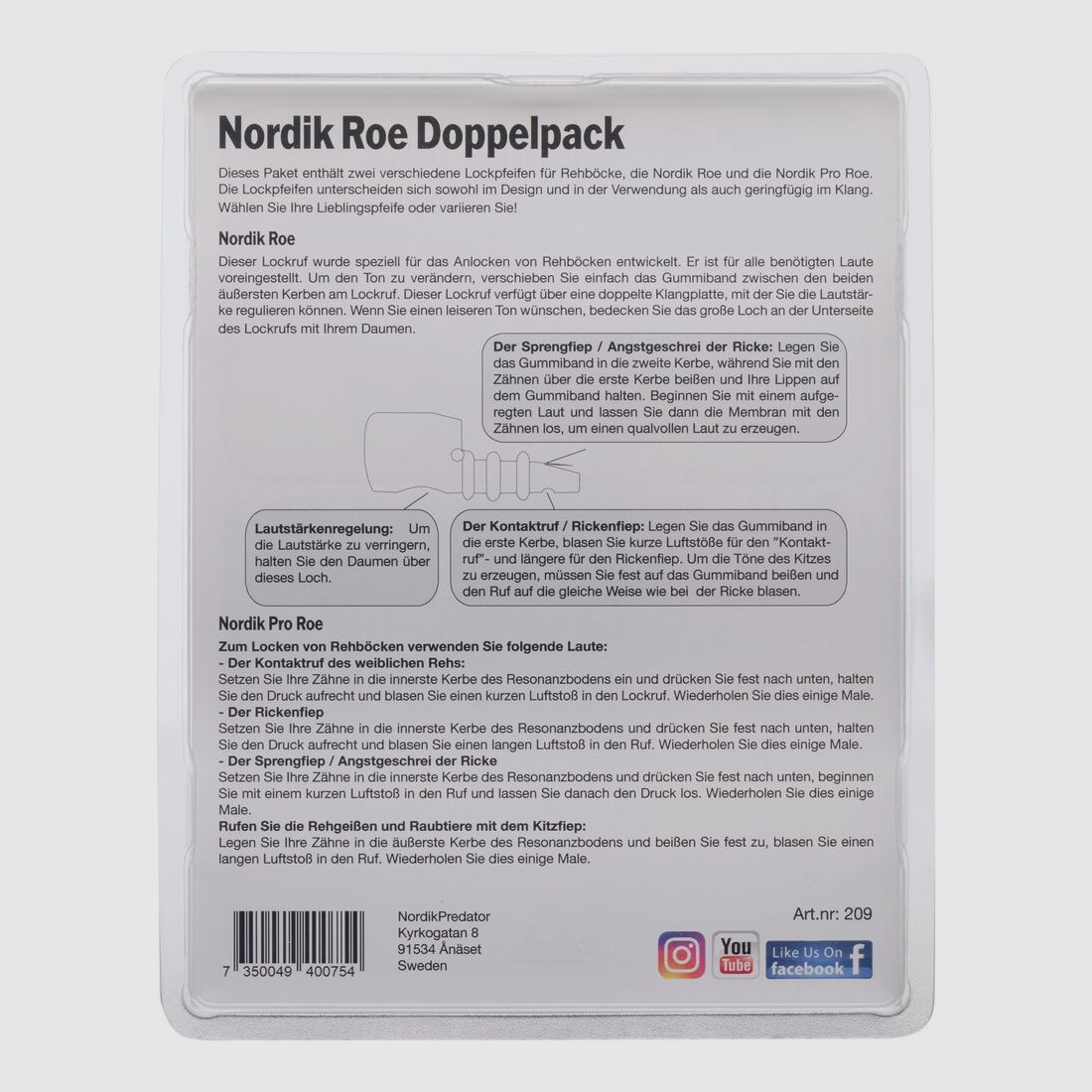 Loose Nordik Roe – set van 2, afbeelding 3 van 4