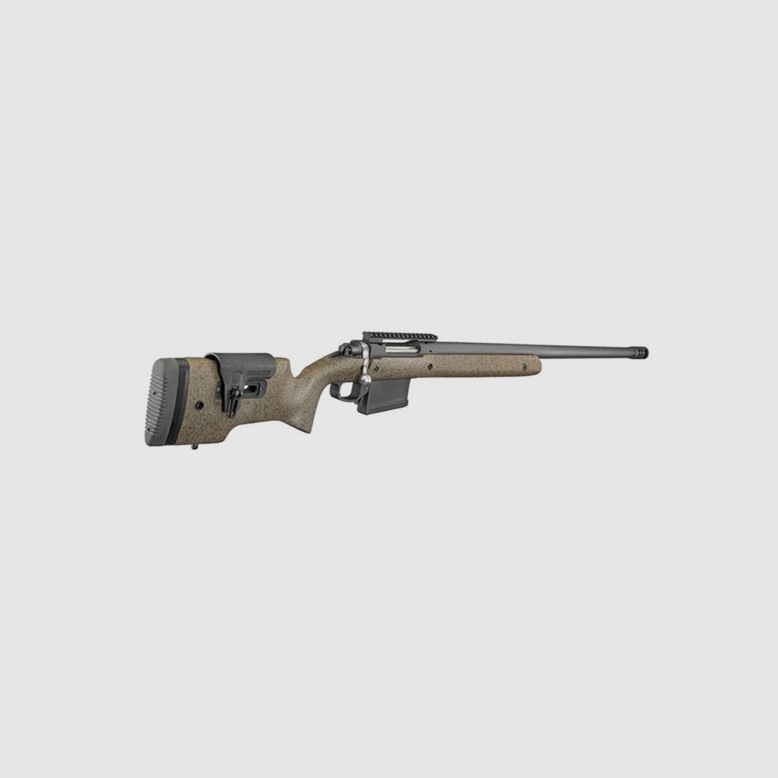 Ruger, Büchse, Hawkeye Long-Range Target, .300 Win Mag, 26", MT5/8"-24, mit MB, 5 Schuss, gesprenkelt Schwarz/Braun Laminate, Bild 2 von 3