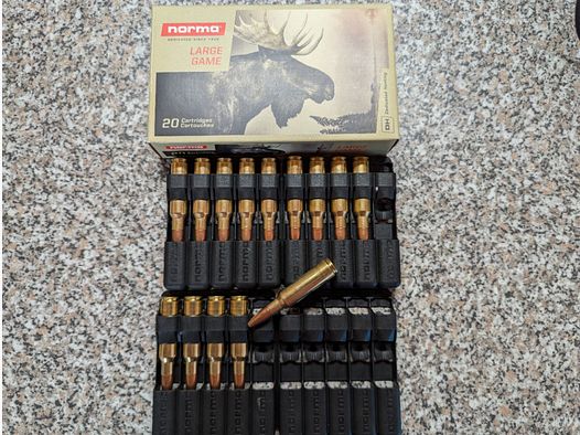 14 Schuss Norma Oryx 8,5x55 Blaser 14,9gramm 230grain