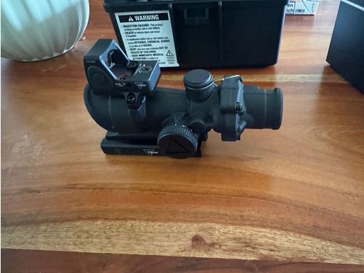 Trijicon ACOG 4x32 LED (.223 Réticule) + RMR Type 2 (3.25 MOA) – ABSOLU NEUF & NON UTILISÉ dans OVP