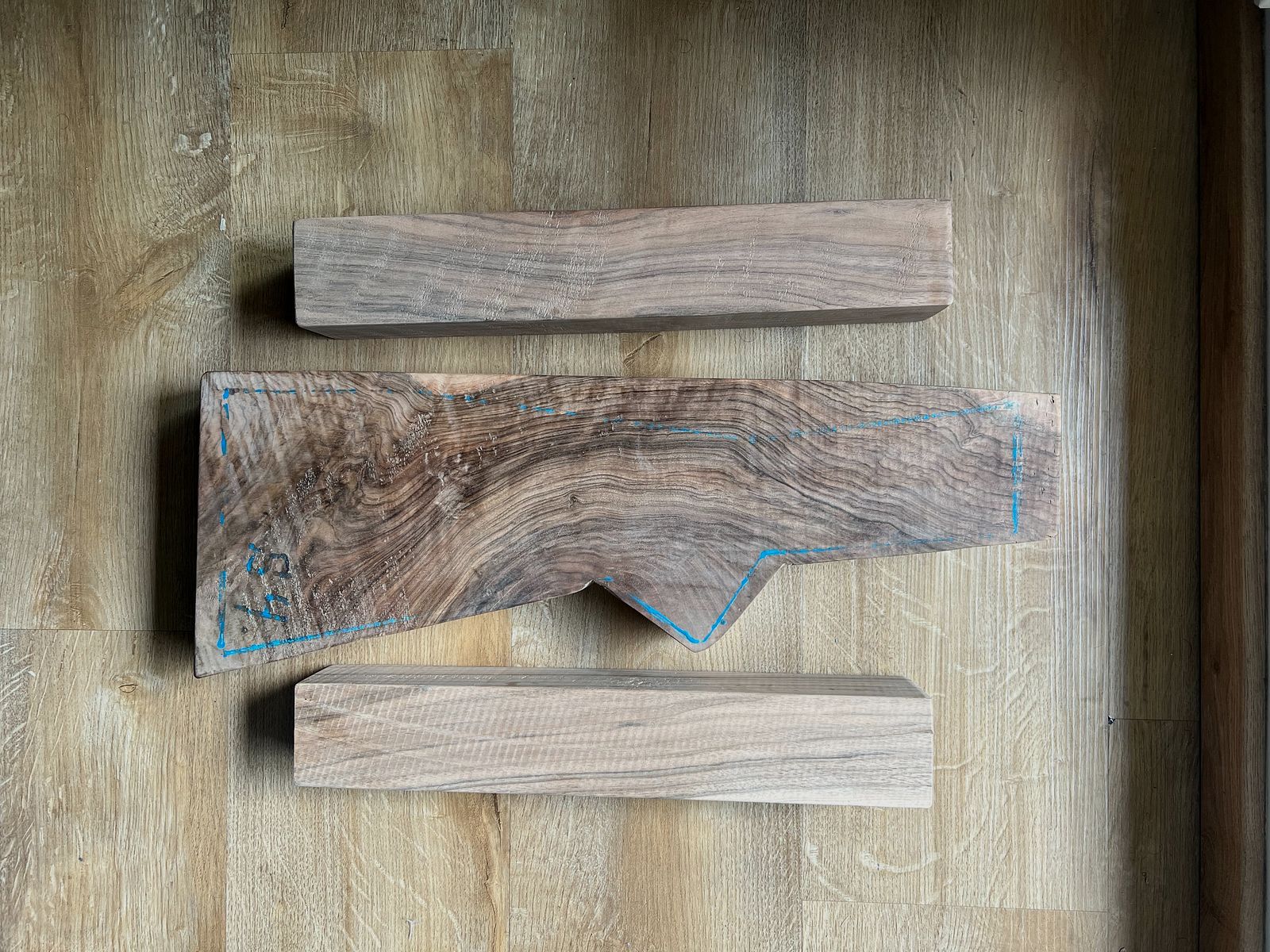 Blank stock Caucasian walnut