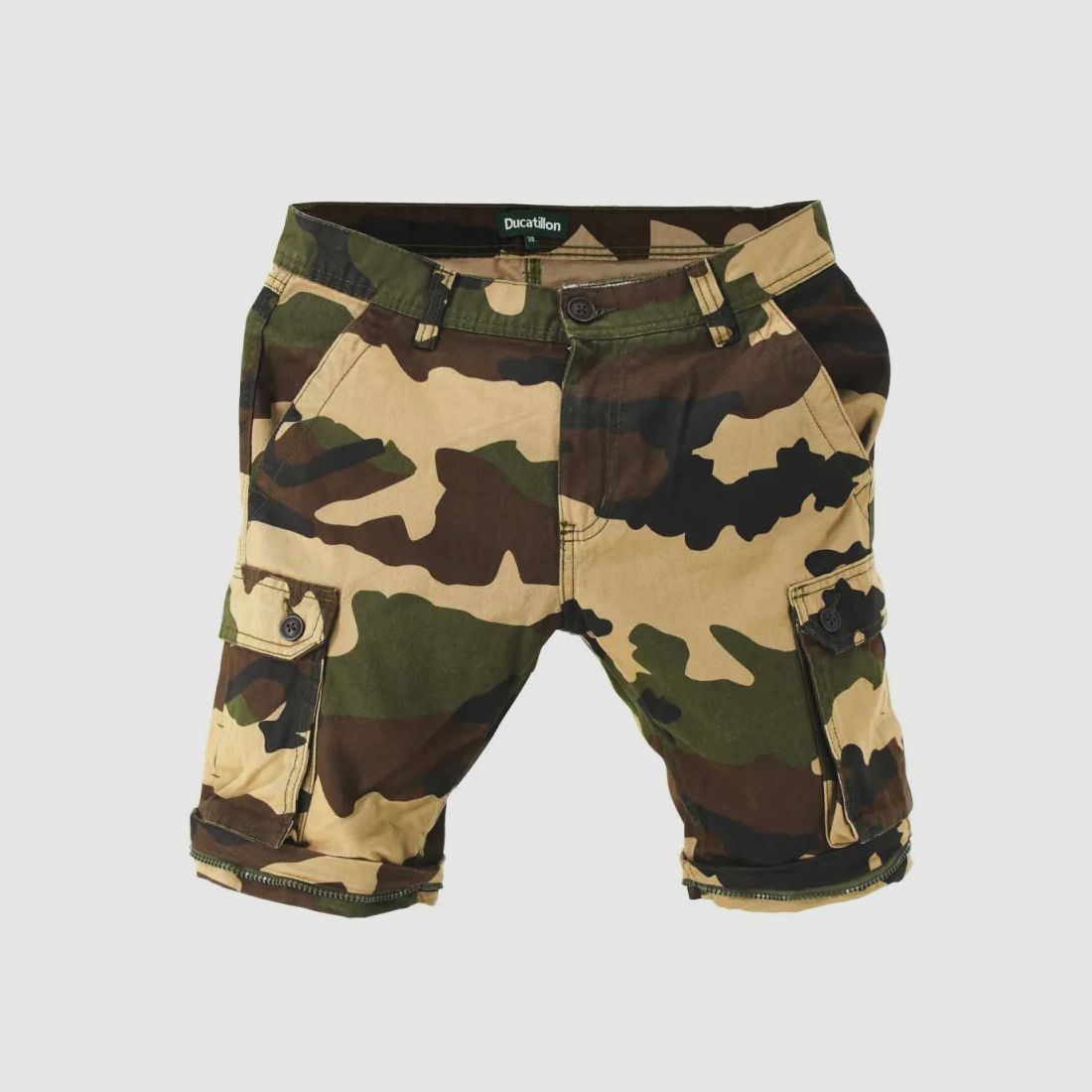 Pantalon treillis 6 poches homme 3 en 1 coton camo 38 à 66, image 7 sur 10