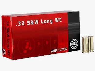 Munición GECO para pistola BA13 cal. .32 S&W LONG WC (Wad Cutter) 6,5 g