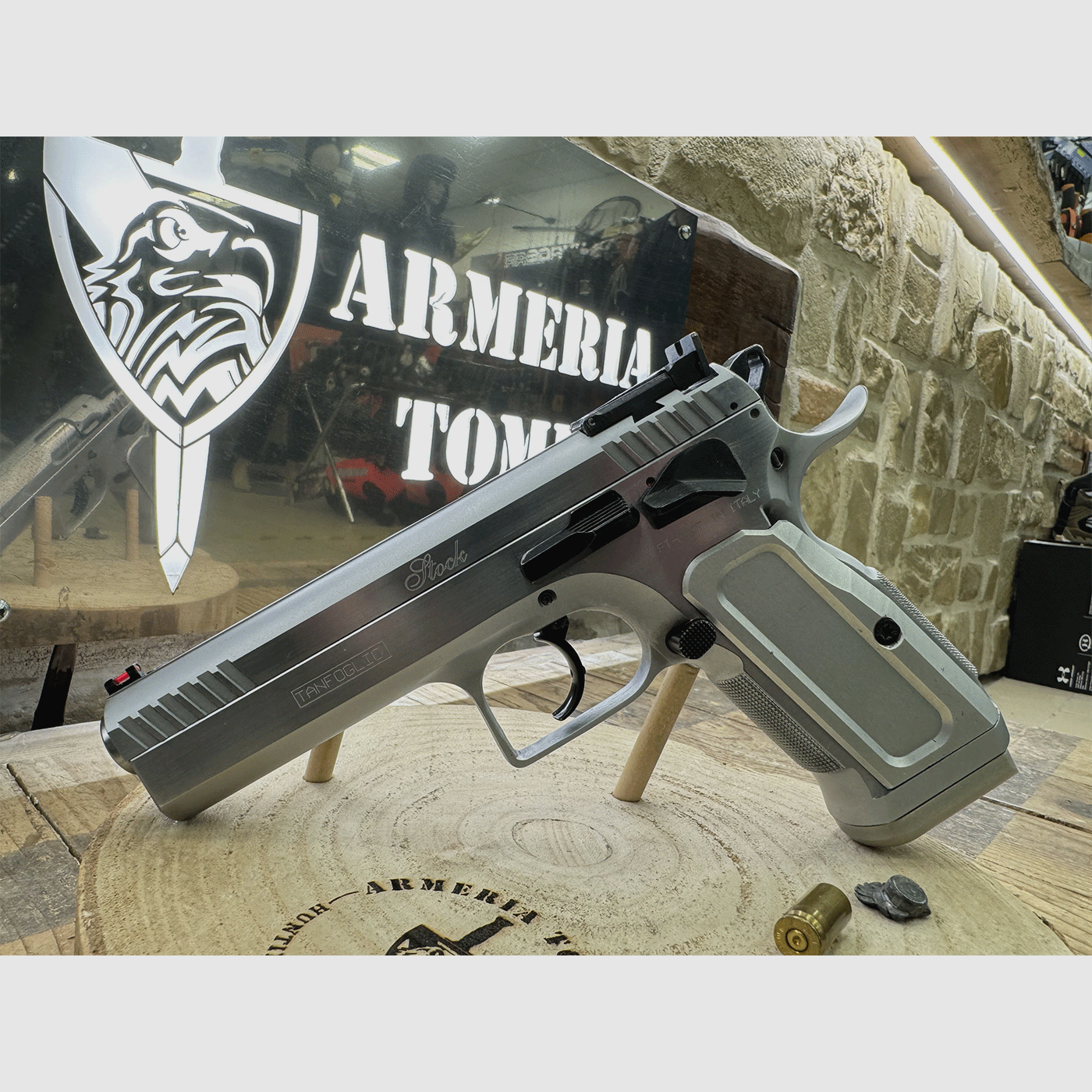 GEBRAUCHT – PISTOLE – TANFOGLIO MOD. STOCK II Kal. 9×21, Bild 1 von 6