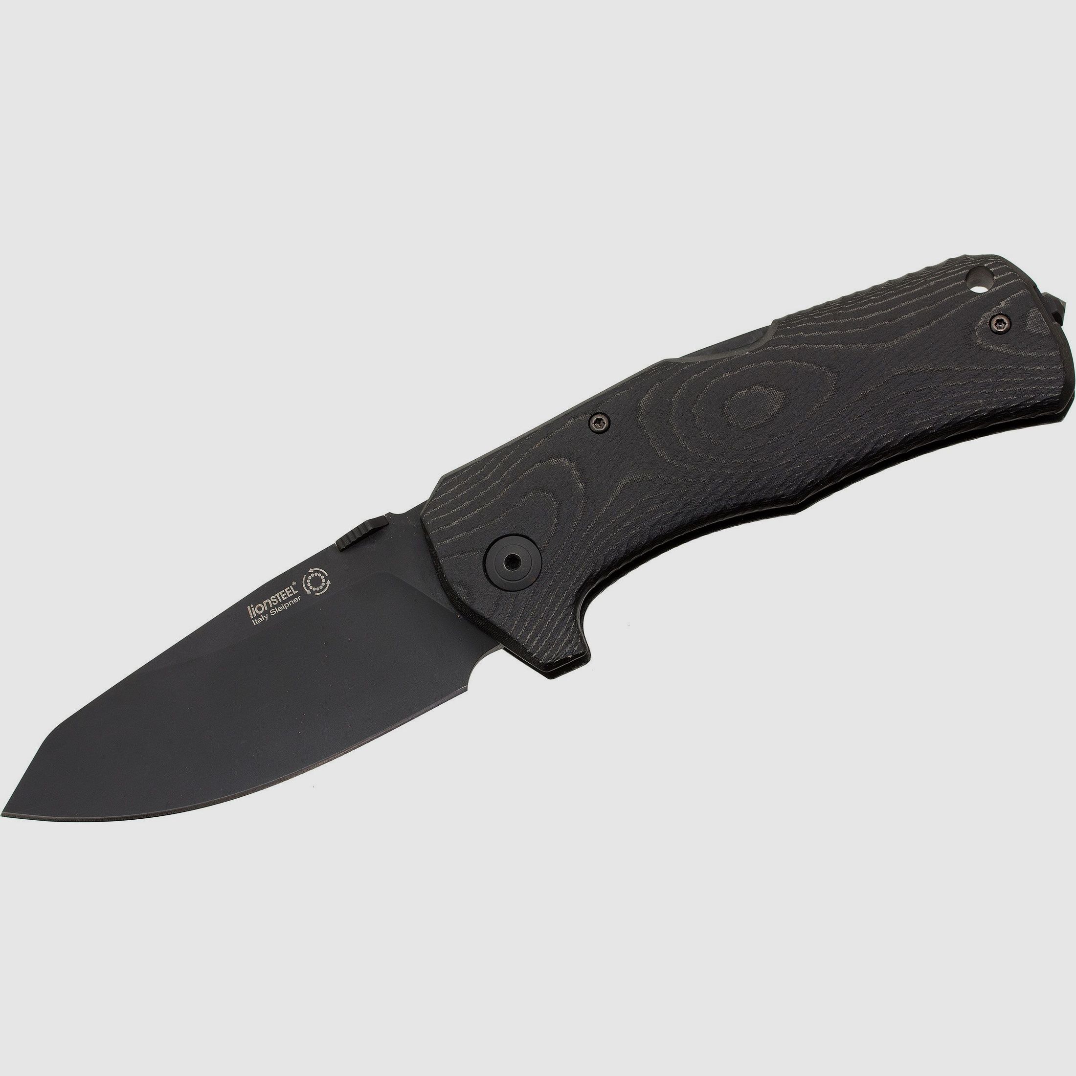 TM1 Micarta - Micarta Griff, Schwarze Klinge | 97222