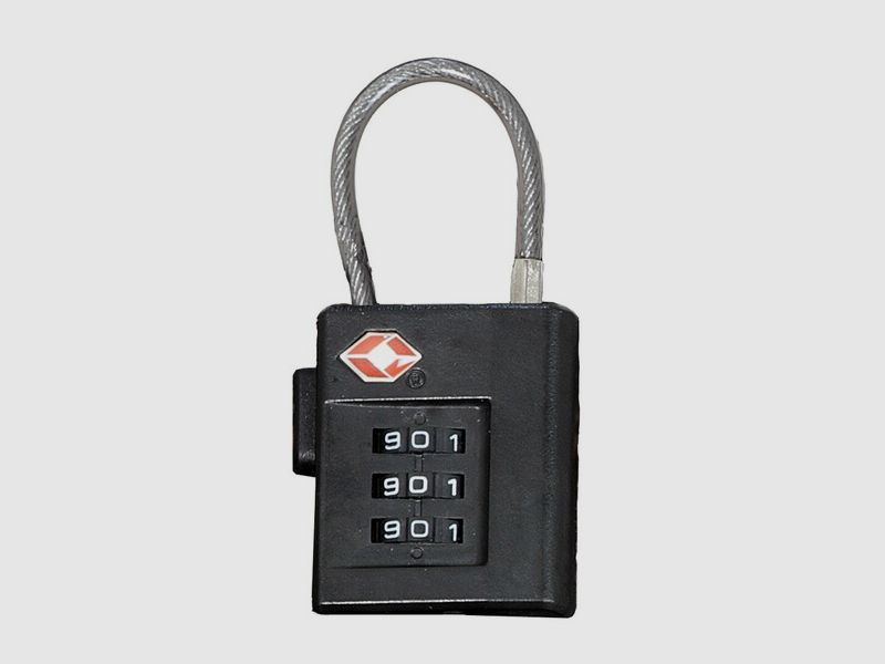 TSA-Vorhängeschloss / Zahlenschloss