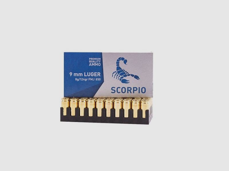 STV Scorpio 9mm Luger - FMJ - 8 g / 124 grs