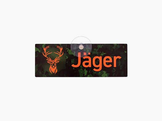 Wilde Hilde Autoschild Jäger