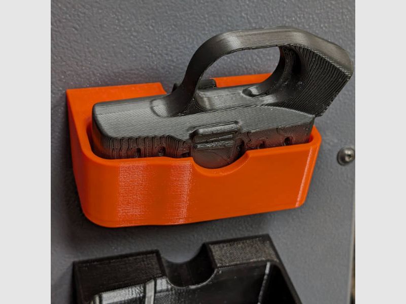 Magnetic magazine holder for Blaser R8 rifle magazines for gun cabinet - accessories for the gun cabinet