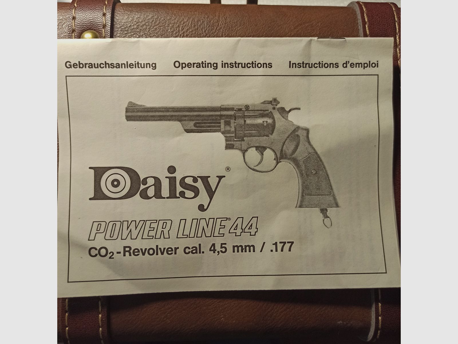 Vintage: CO2 Revolver "Daisy" Powerline 44 Diabolo 4,5 