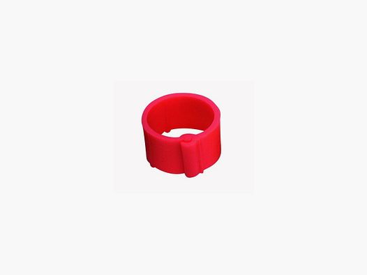 25 Clip-Ringe Ø 12 mm Rot